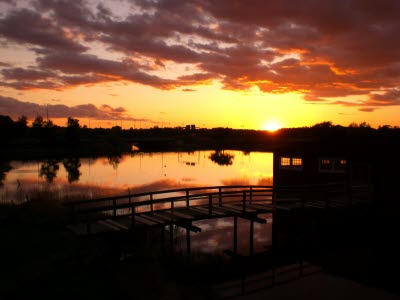 Klapphuset kattrumpan ängö hav kväll sunset Sweden 